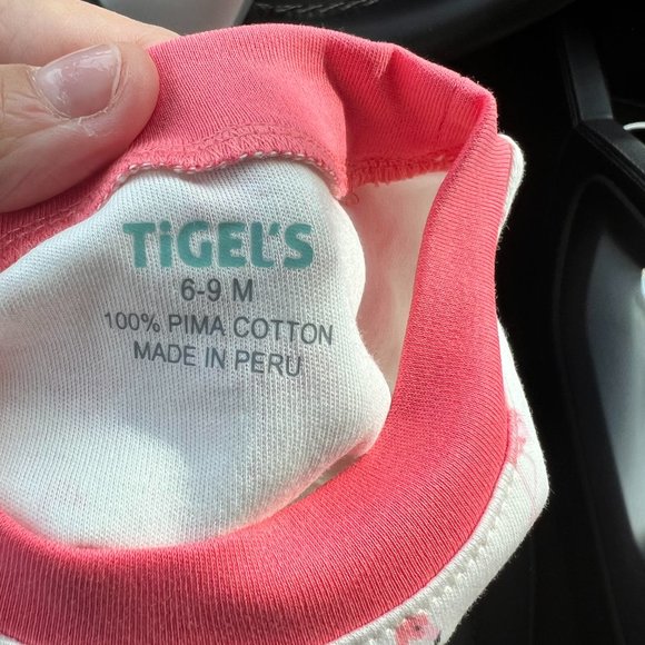 Tigel's | Short Sleeve/pant PJ Set Size 6-9M NWT - Picture 3 of 3